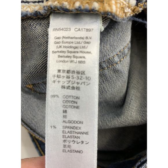 Gap‎ Jeans Womens Size 27  Always Skinny Medium Wash Denim Stretch Casual - Picture 4 of 10